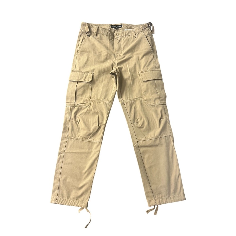 Empyre Cargo Pants Mens 30 Khaki Tan Straight Leg Gorpcore Skater Utility